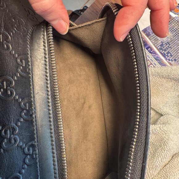 Gucci Signature Pocket Backpack in Guccissima Leather - Small Black main image 8